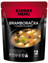 Bramboračka s lesními houbami 